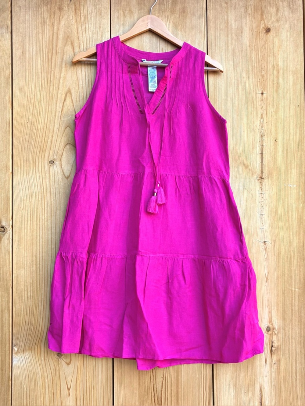 Tommy Bahama EUC St Lucia Pink Linen Blend Dress Sz Small - Picture 2 of 5